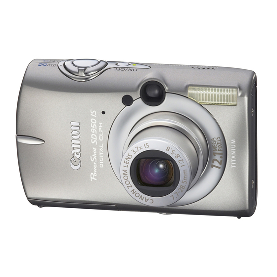 Canon PowerShot SD950 IS Digital ELPH Manuals