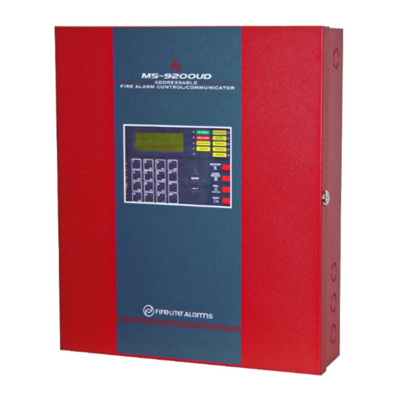 Fire-Lite MS-9200UD Manuals