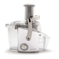Juiceman Enjoy the Fresh Side of Life JM400 Instruction Booklet