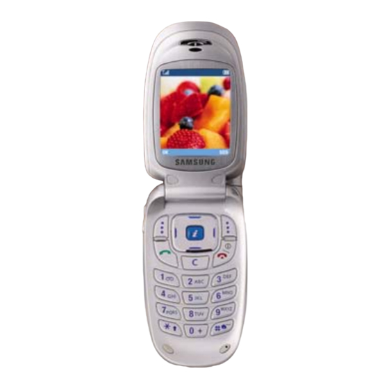 Samsung SGH-X450 Quick Manual