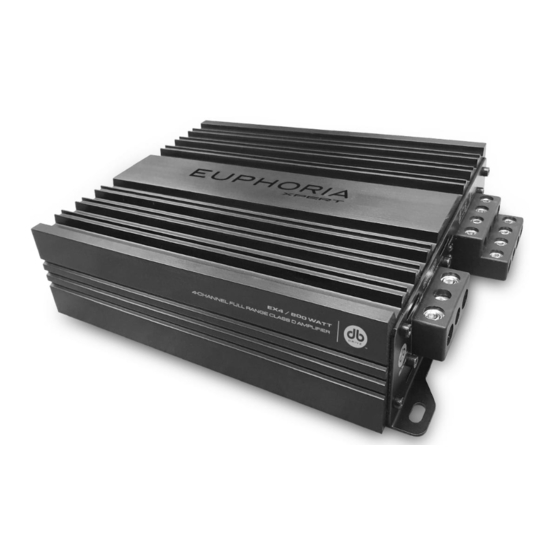 DB Drive Euphoria Xpert User Manual