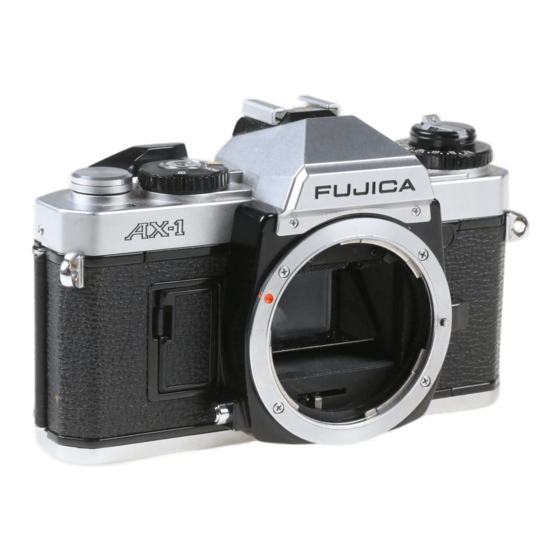 FujiFilm Fujica AX-1 Manuals