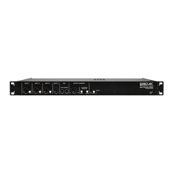Ecler eHMA250 User Manual
