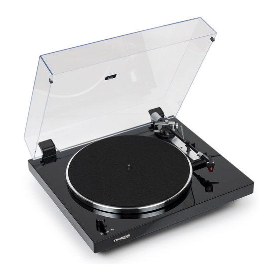 THORENS TD 103 A Turntable Manuals