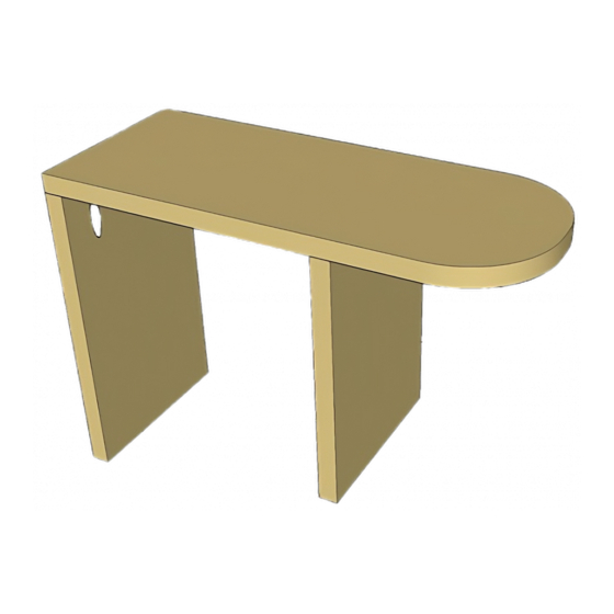 Kreg Sofa Arm Table Quick Start Manual