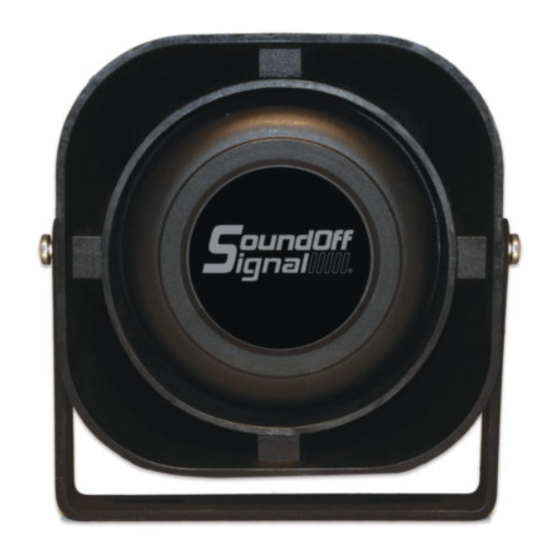 Soundoff Signal ETSS100NBKTH Quick Start Manual