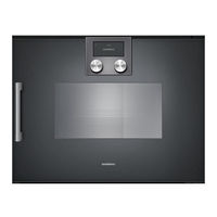 Gaggenau BSP2201.1 User Manual And Installation Instructions