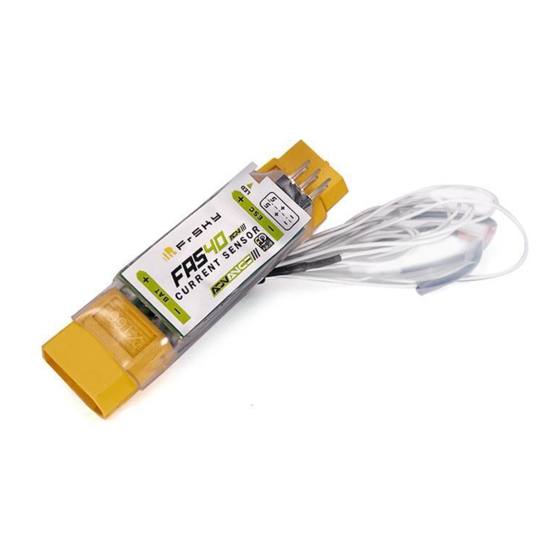 FrSky ADVANCE FAS40 ADV Instruction Manual