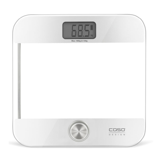 CASO DESIGN Body Energy Ecostyle 3416 Operating Manual