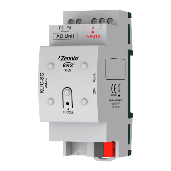 Zennio KLIC-SG User Manual