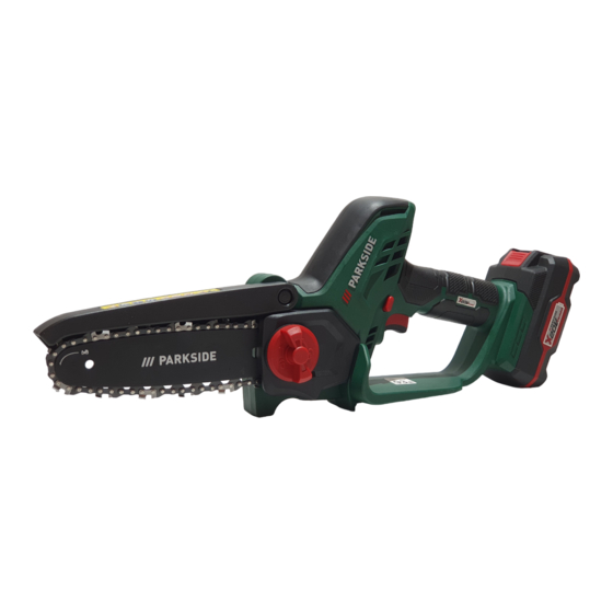 Parkside 12V lidl rechargeable chainsaw. PGHSA 12 A1. Mini