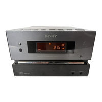 Sony CMT-BX3 Service Manual