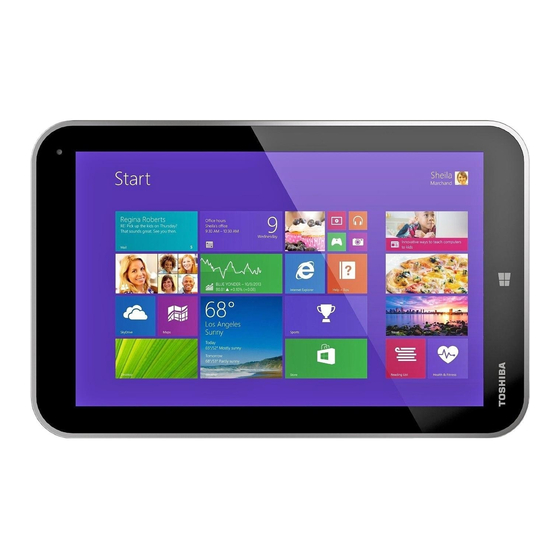 Toshiba ENCORE/WT8-A User Manual