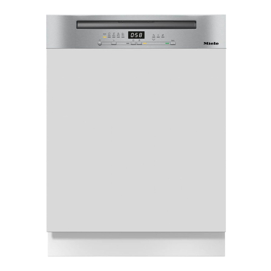 Miele G 5332 Operating Instructions Manual