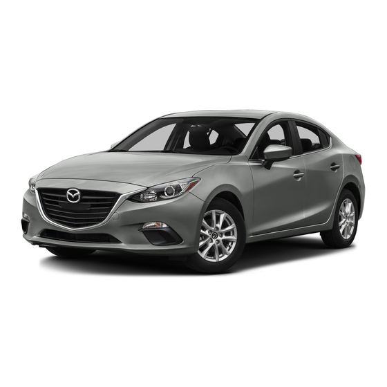 Mazda 3 2015 Owner's Manual