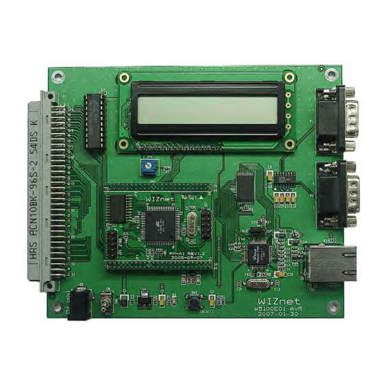 Wiznet W5100E01-AVR User Manual
