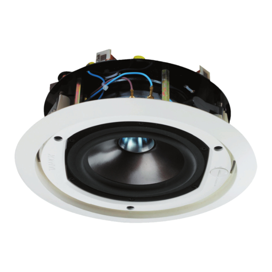 Tannoy DUAL CONCENTRIC ic6 DC Owner's Manual