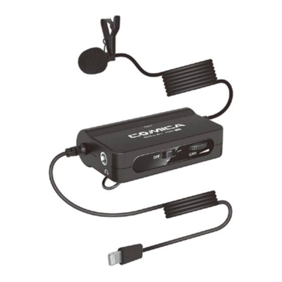 Comica SIG.LAV V05 MI Lavalier Microphone Manuals