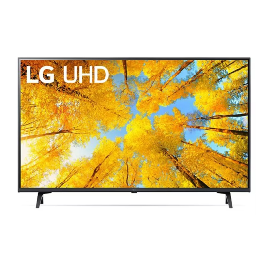 LG NanoCell 50NANO783QA User Manual