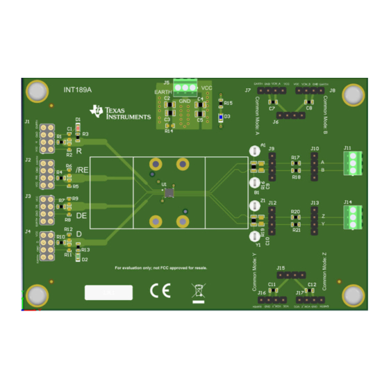 Texas Instruments RS485FLDPLXDRCEVM Manuals