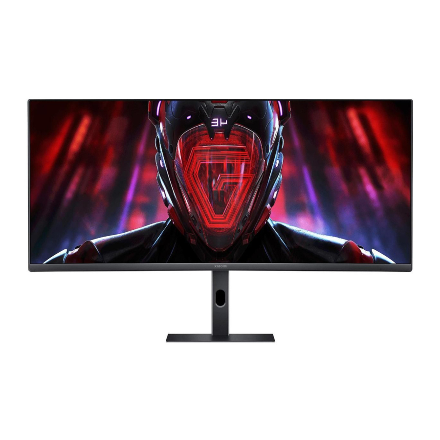 Xiaomi G34WQi (C34WQBA-RGGL) - Monitor Manual