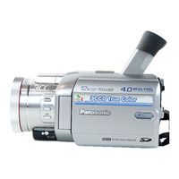 PANASONIC Palmcoder Multicam PV-GS400 Operating Instructions Manual
