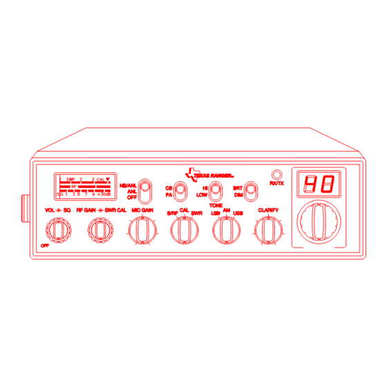 TEXAS RANGER TR-296GK Service Manual