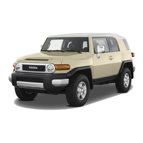 Toyota FJ CRUISER 2013 Maintenance Manual