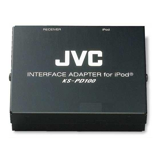 JVC KS-PD100 Manuals