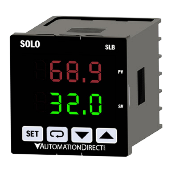 AutomationDirect SOLO Basic SLB4848 Series Quick Start Manual