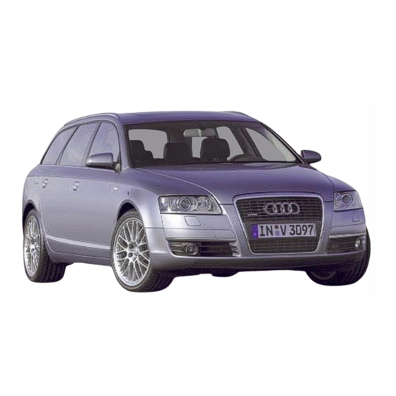 Audi A6 Avant 2005 Service Training