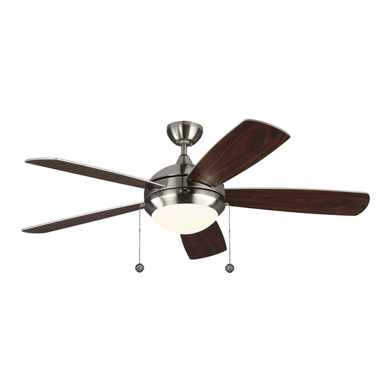 Monte Carlo Fan Company 5DIC52D-V1 Series Owner's Manual And Installation Manual