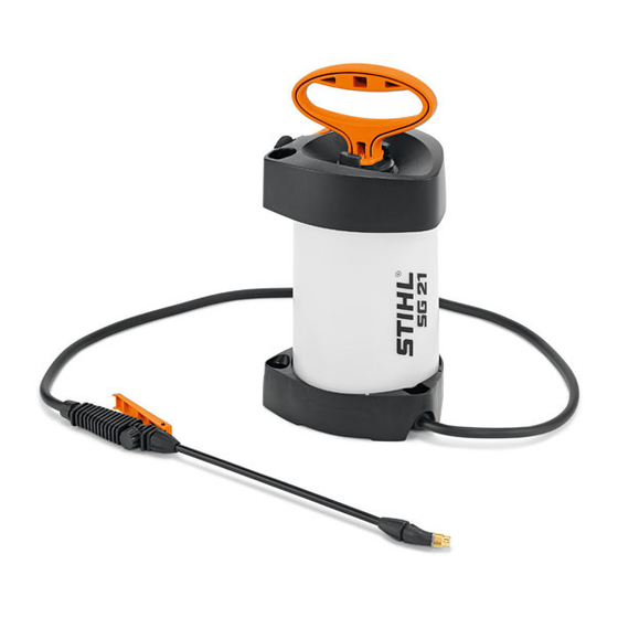 Stihl SG 21 Instruction Manual