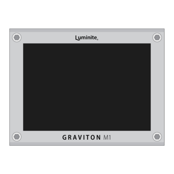 Luminite GRAVITON M1 User Manual