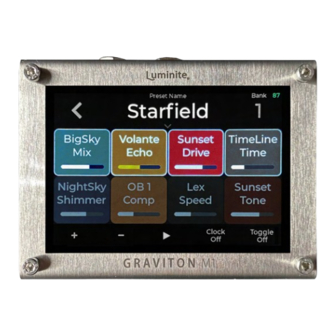 Luminite GRAVITON M1 User Manual