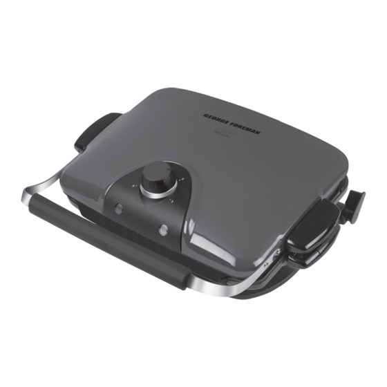 George Foreman GRP90WGRCAN Use And Care Book Manual