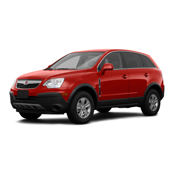 Saturn VUE 2008 Getting To Know Manual