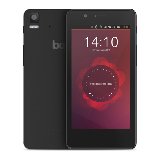 bq Aquaris E4.5 Ubuntu Edition Complete User's Manual