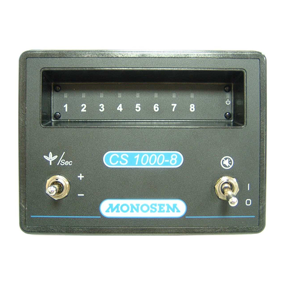 Monosem CS 1000-8 Manual