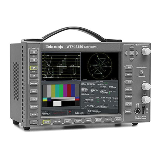 Tektronix WFM5250 Service Manual