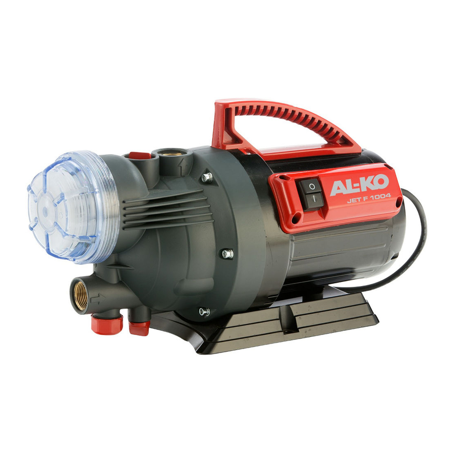 AL-KO HW F 1004 Information Manuals Service