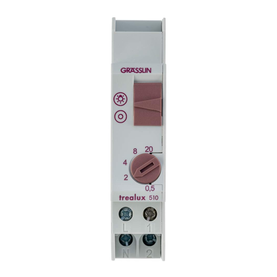 Grasslin Trealux 510 Instruction Manual