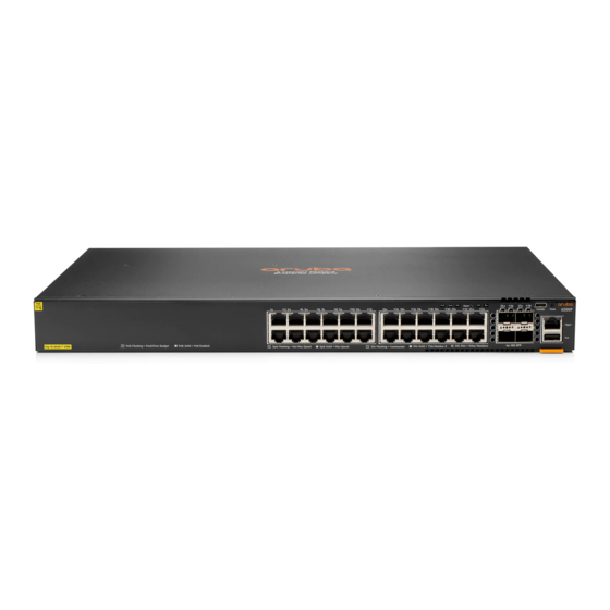 HPE Aruba 6200F Product End-Of-Life Disassembly Instructions