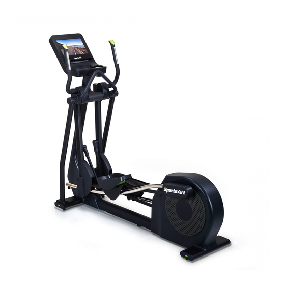 SportsArt Fitness SENZA E874-13 Owner's Manual