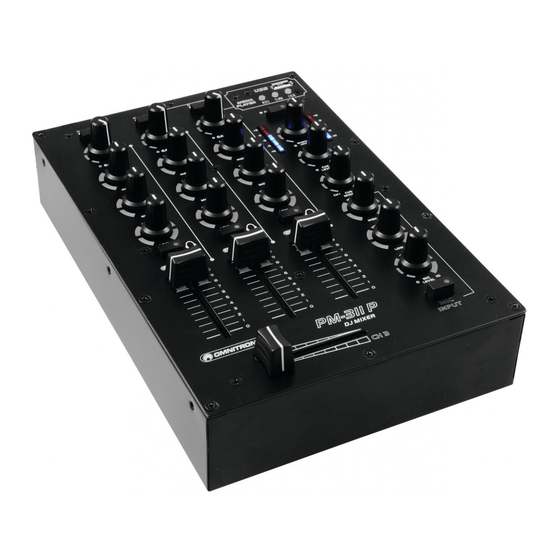 Omnitronic PM-311P User Manual