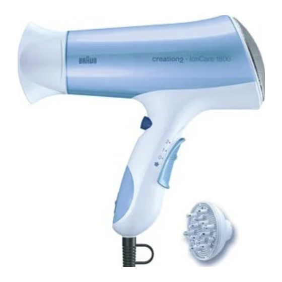 Braun CI 1800 DF Manual