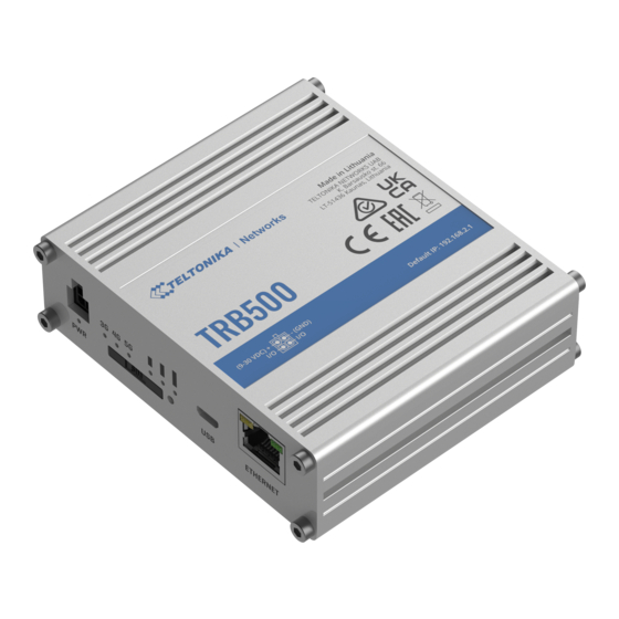 Teltonika QSG TRB500 Manual