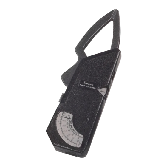 Simpson Electric AMP-CLAMP 294-2 Operator's Manual