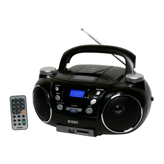 Jensen CD-750 User Manual