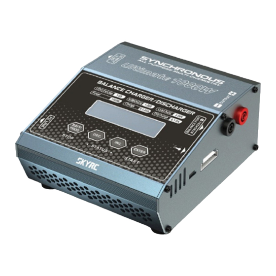 Skyrc Ultimate 1000W 40A Instruction Manual